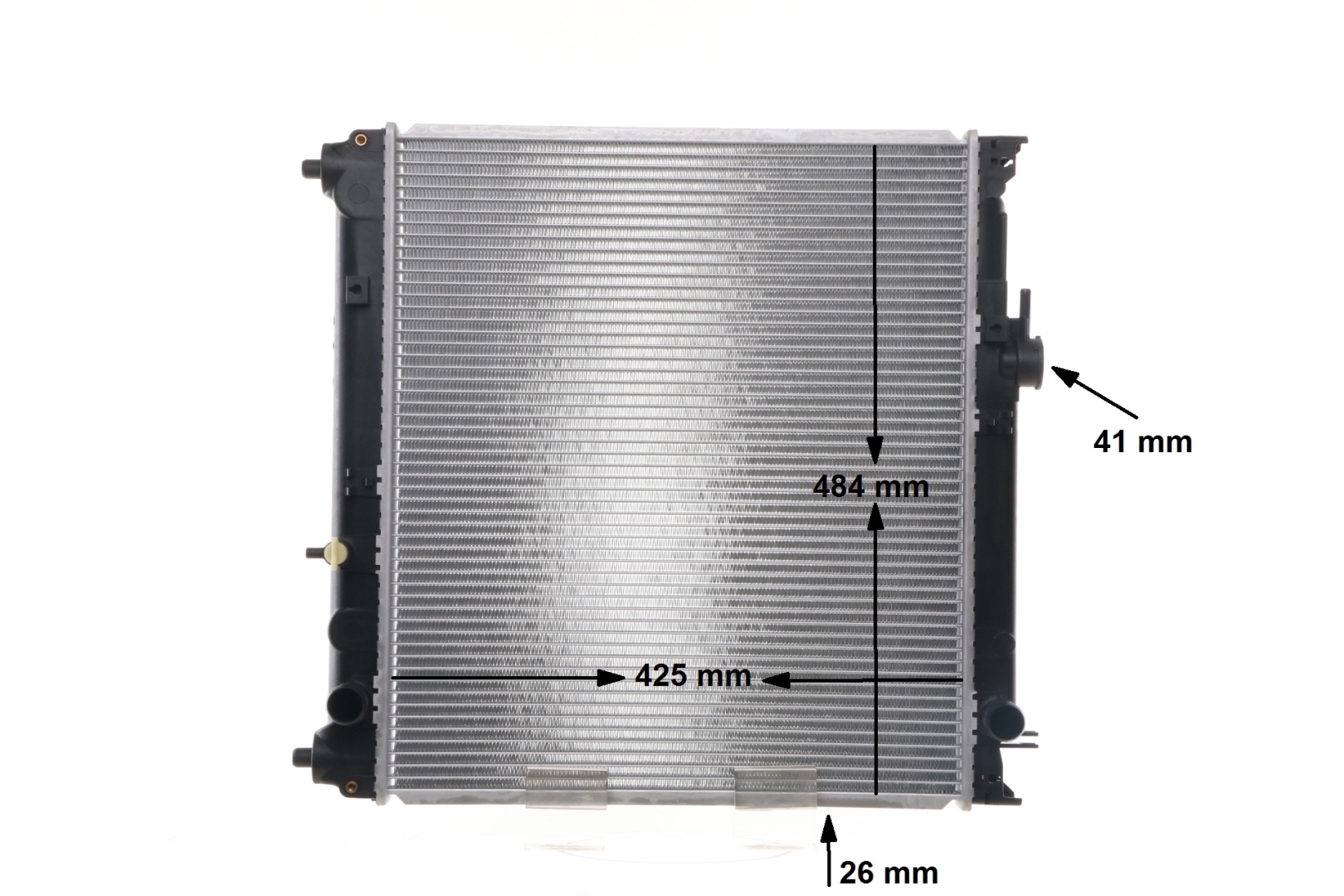MAHLE ORIGINAL CR 466 000S: Chłodnica, układ chłodzenia silnika BEHR