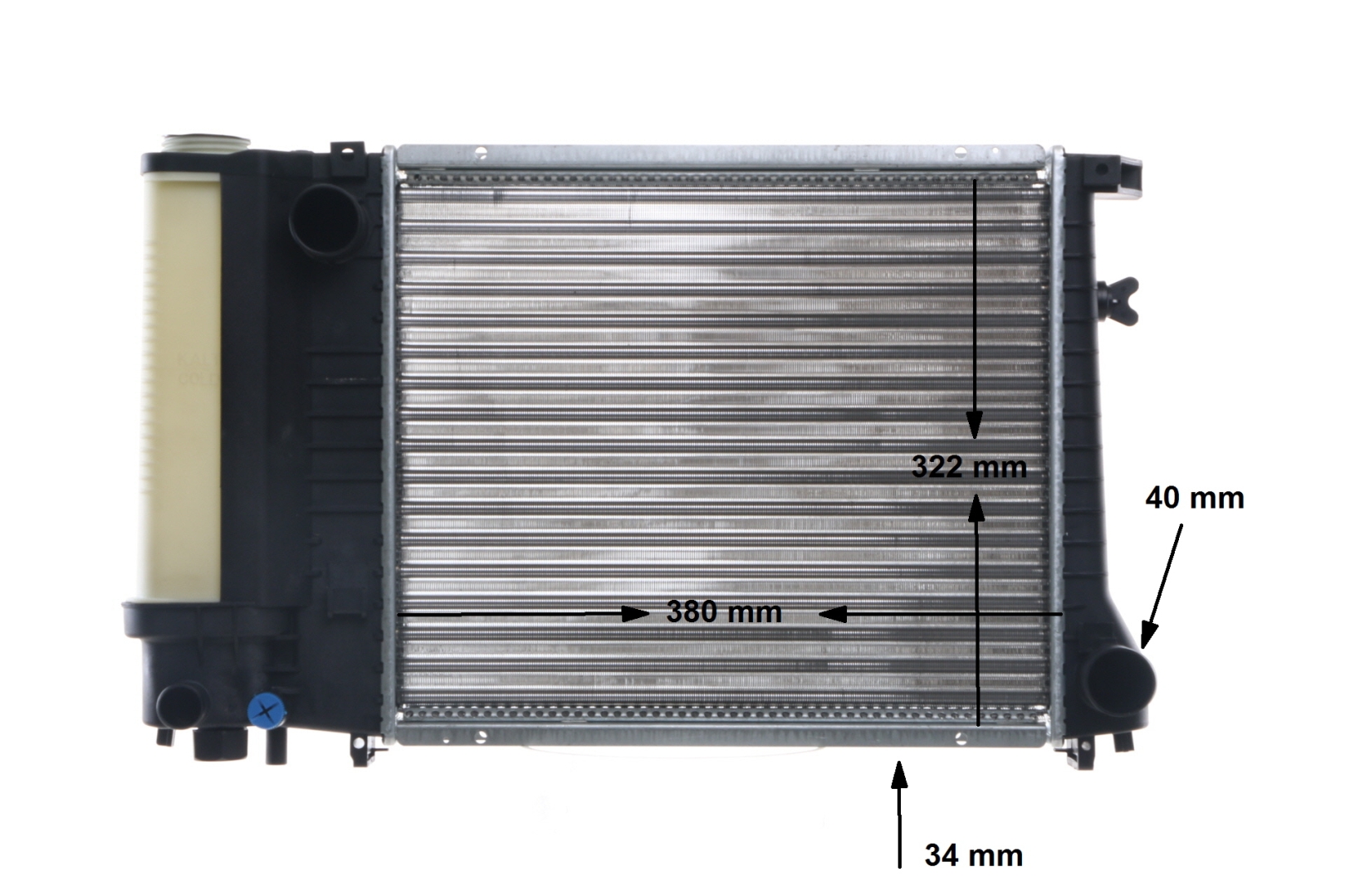 MAHLE ORIGINAL CR 483 000S: Kühler, Motorkühlung BEHR