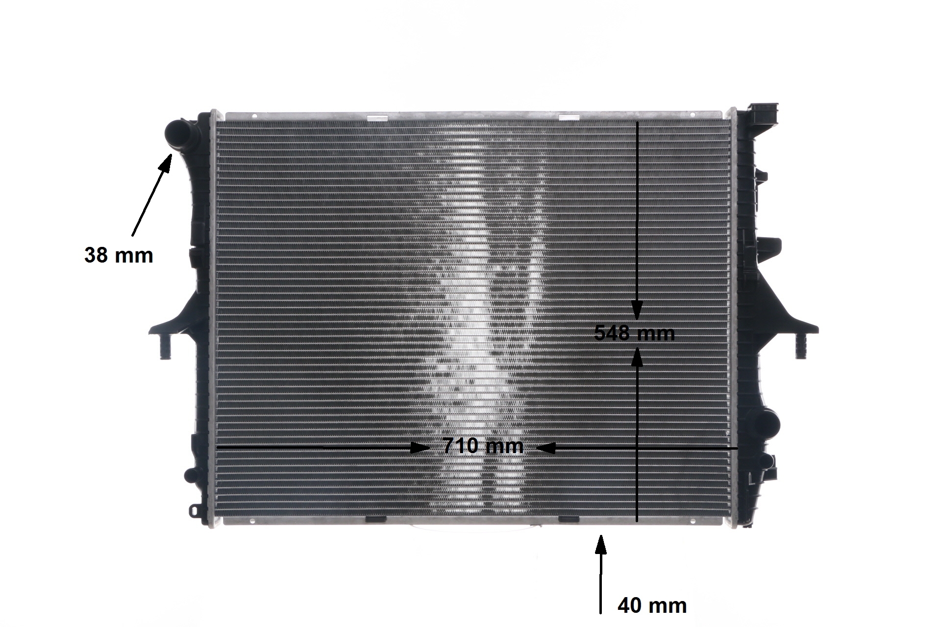 MAHLE ORIGINAL CR 568 000S: Radiator, racire motor cu suport, cu acceasorii, cu cleme