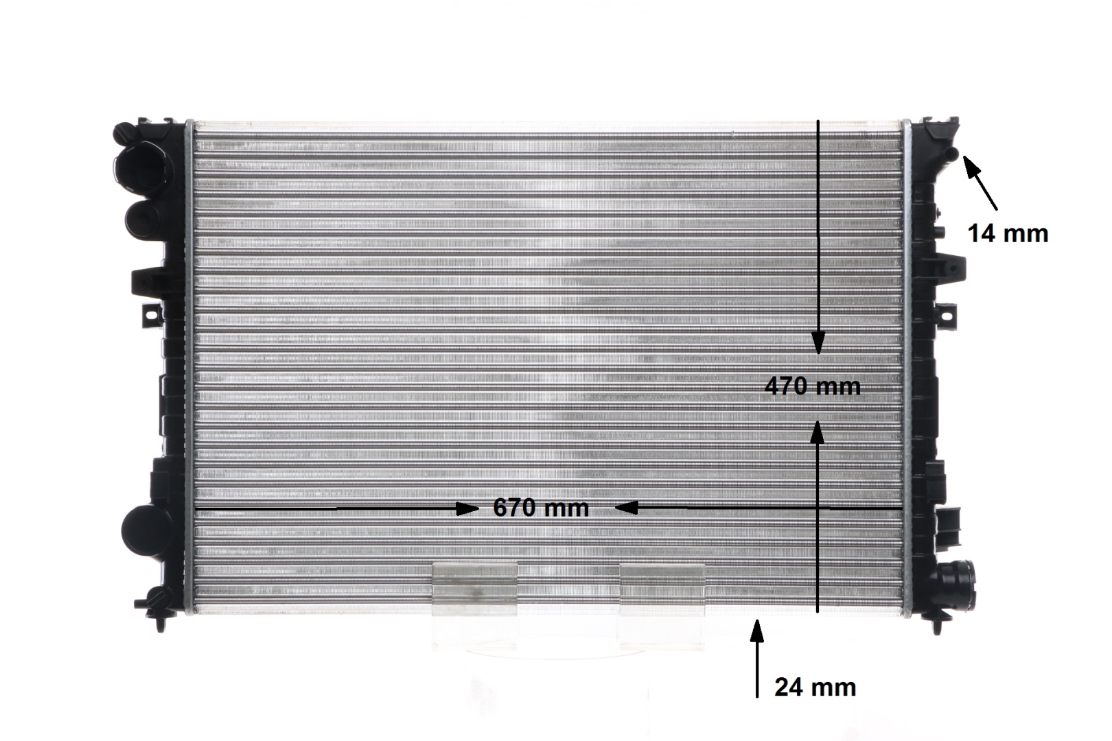 MAHLE ORIGINAL CR 587 001S: Kühler, Motorkühlung BEHR