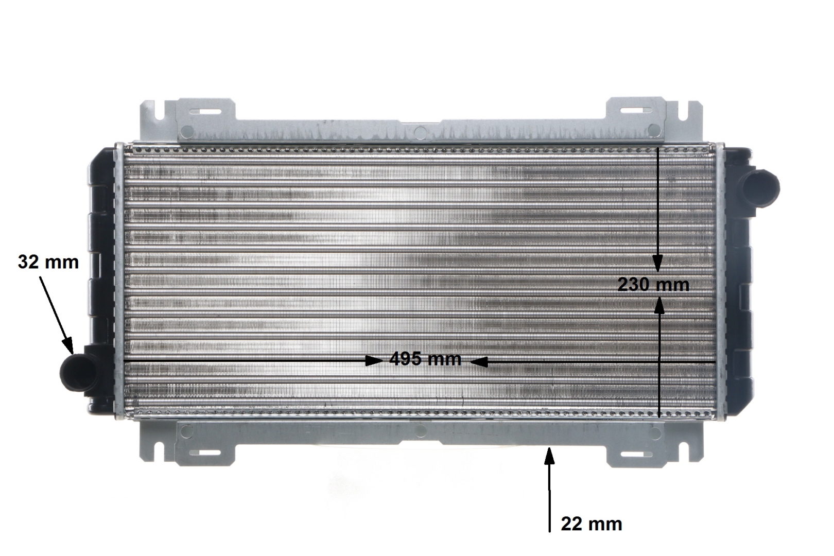 MAHLE ORIGINAL CR 619 000S: Radiateur du moteur BEHR