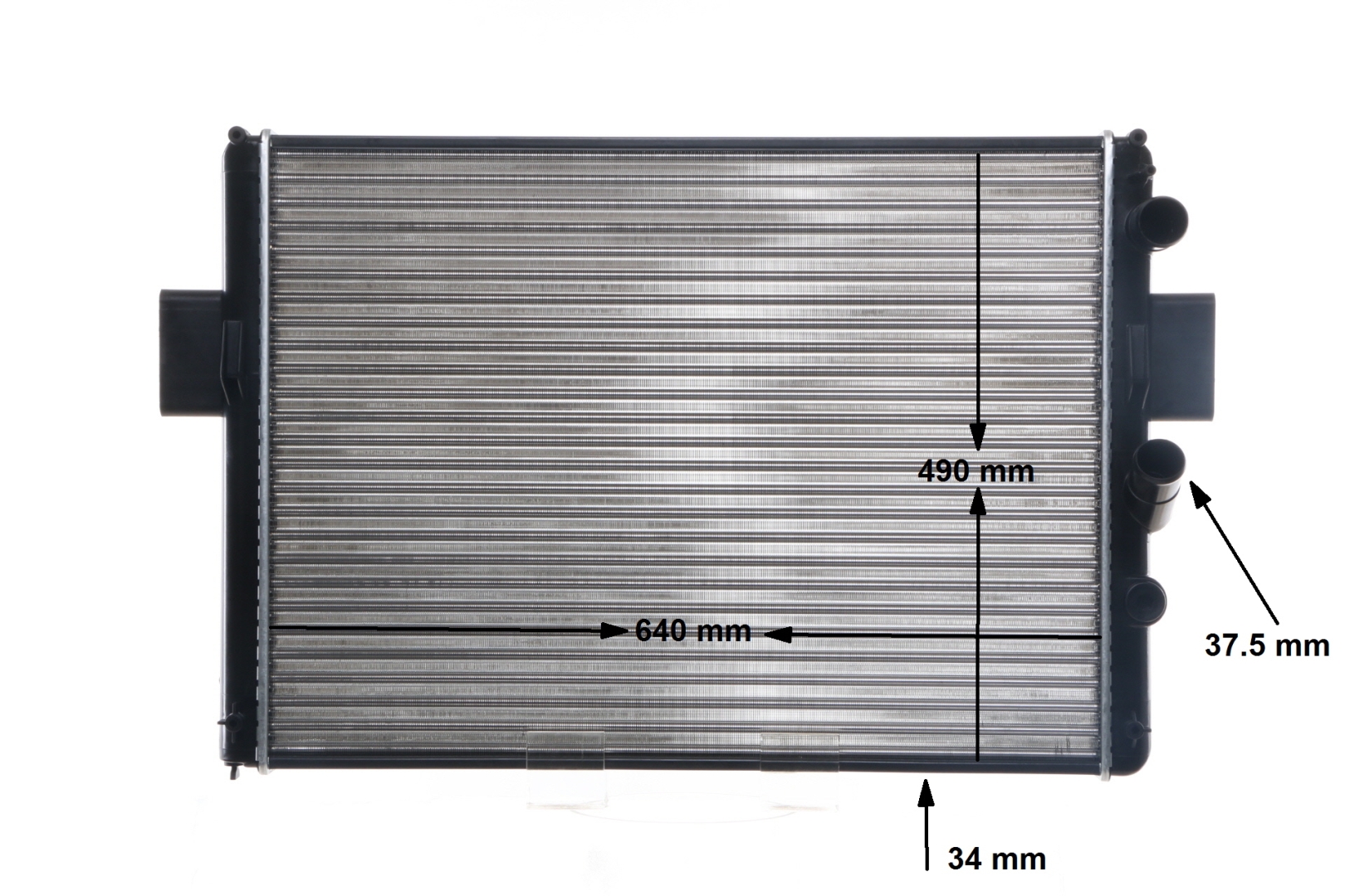 MAHLE ORIGINAL CR 633 000S: Radiateur du moteur BEHR