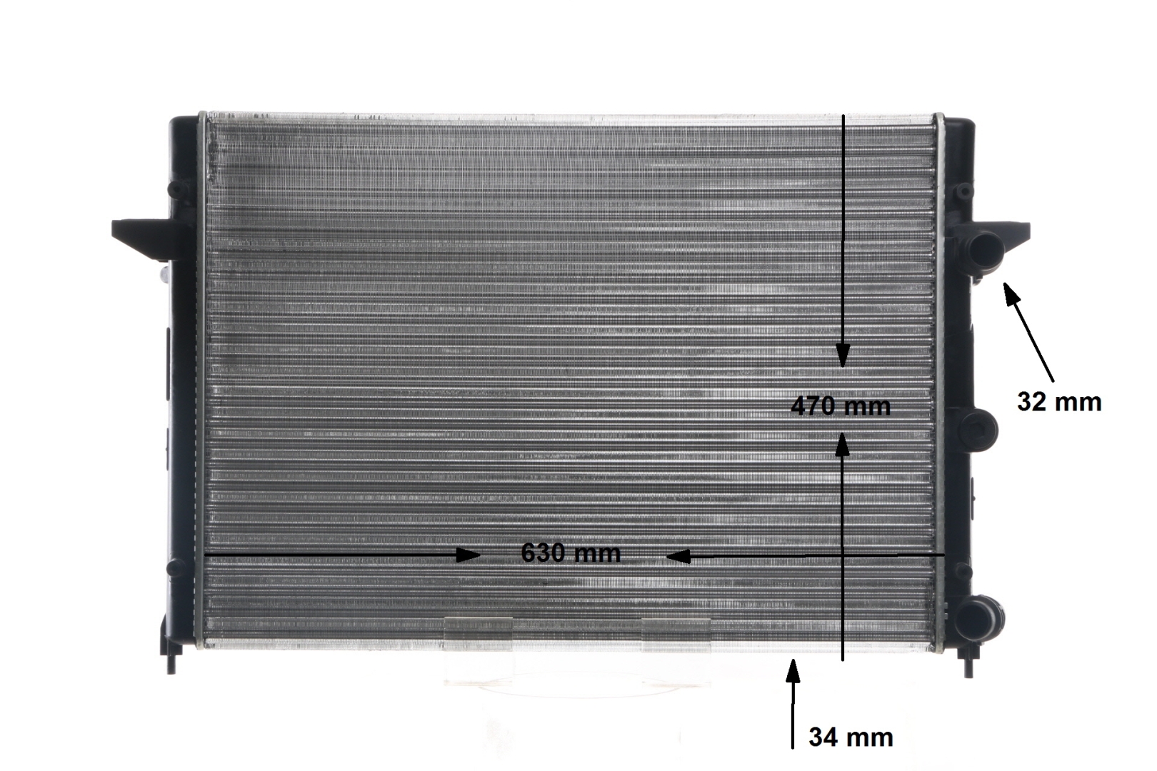 MAHLE ORIGINAL CR 640 000S: Radiator, motorkjøling