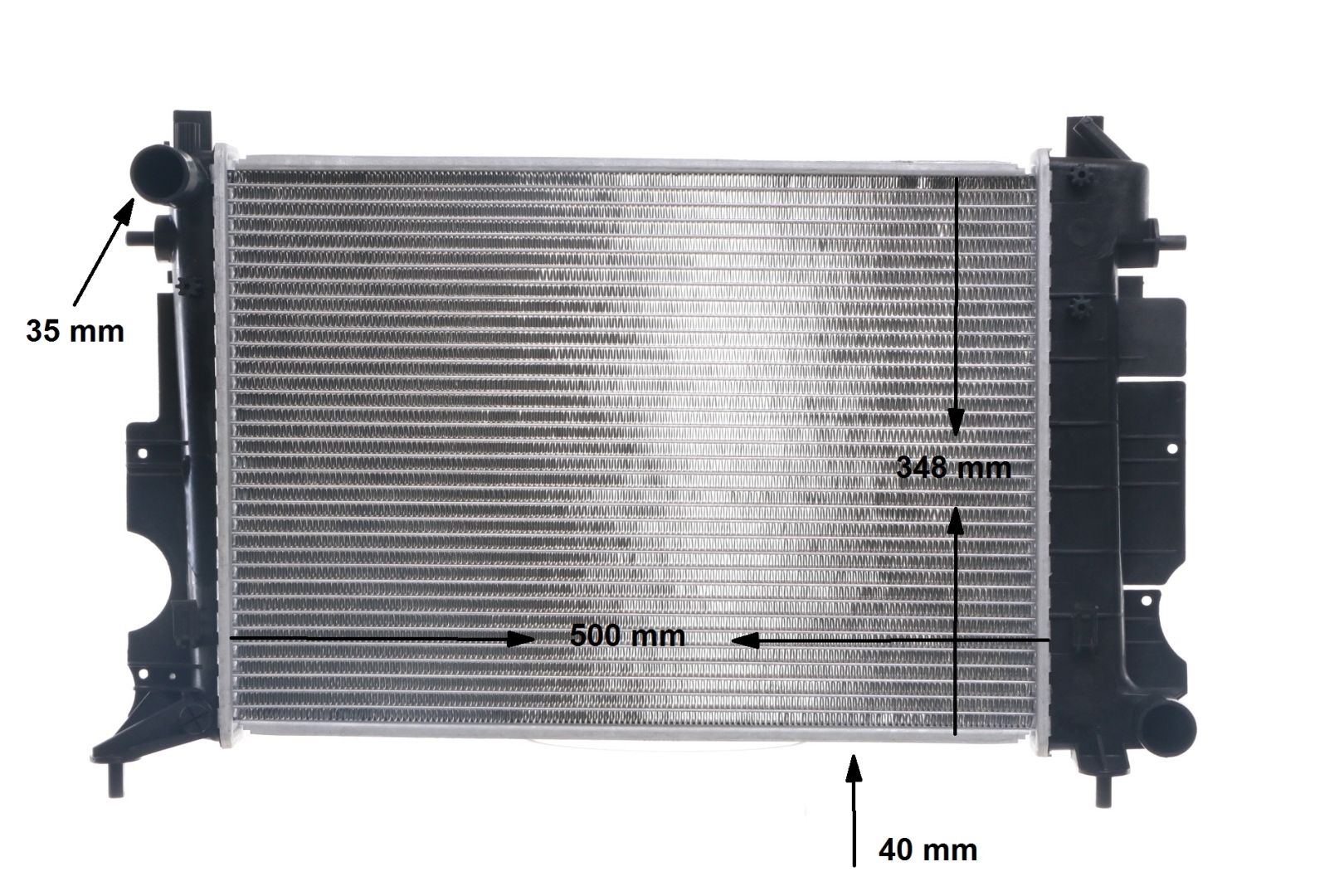 MAHLE ORIGINAL CR 643 000S: Kühler, Motorkühlung BEHR