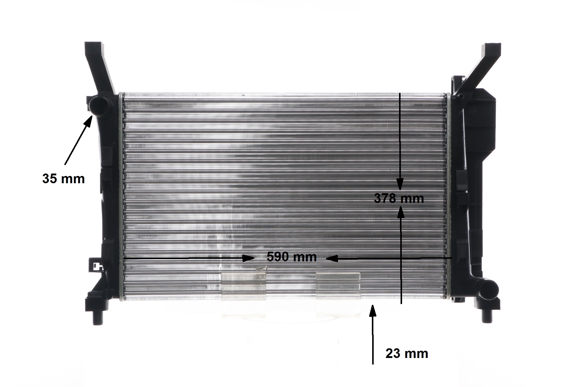 MAHLE ORIGINAL CR 660 000S: Chłodnica, układ chłodzenia silnika BEHR