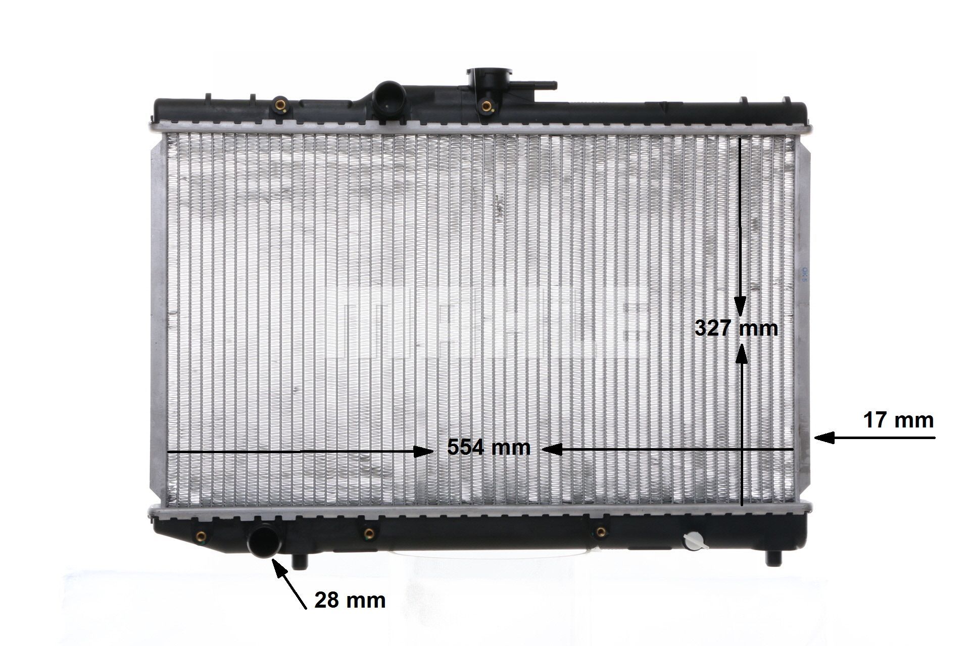 MAHLE ORIGINAL CR 768 000S Chłodnica, układ chłodzenia silnika TOYOTA STARLET (_P8_) 75 KM benzyna koszt