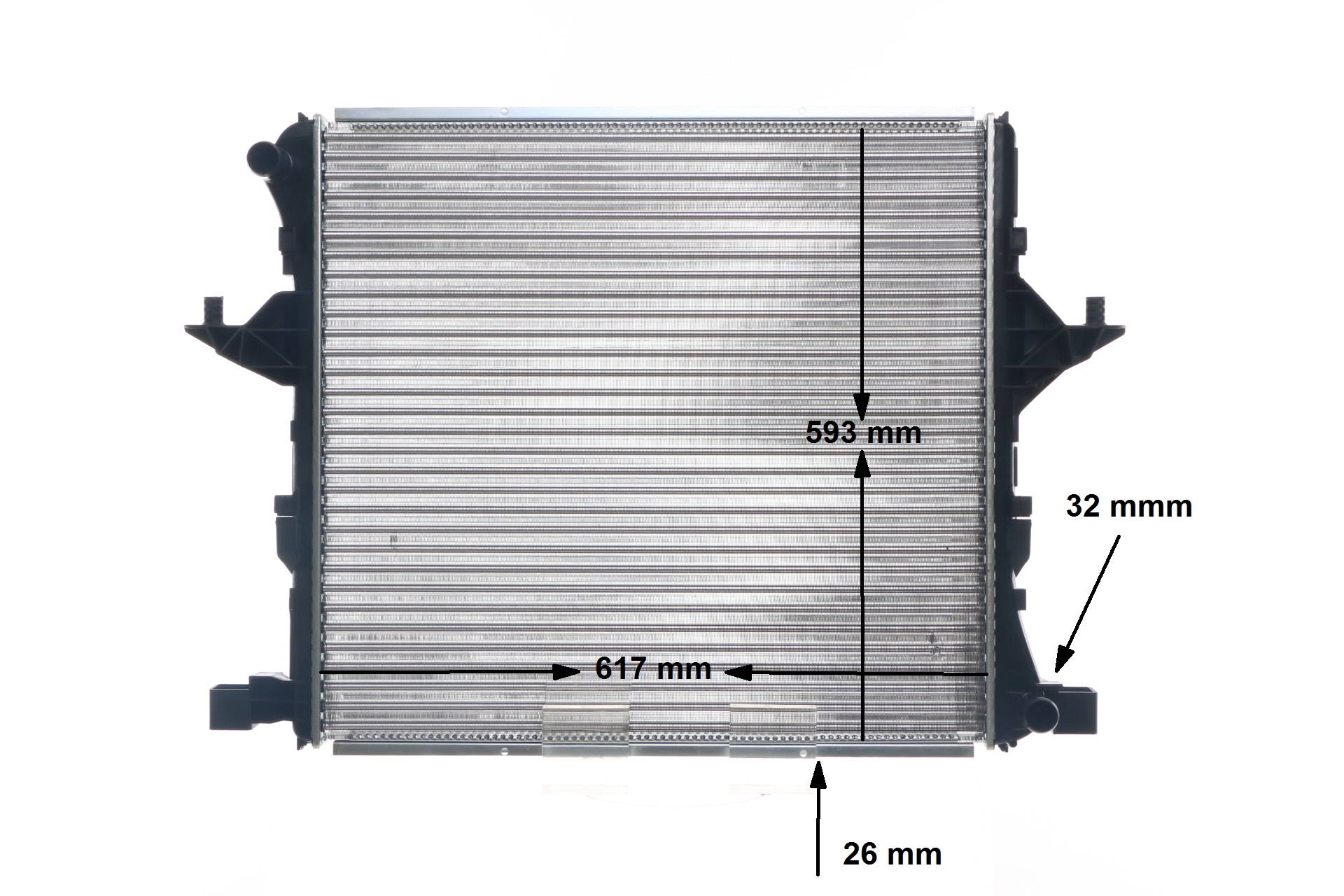 MAHLE ORIGINAL CR 81 000S: Radiator, racire motor