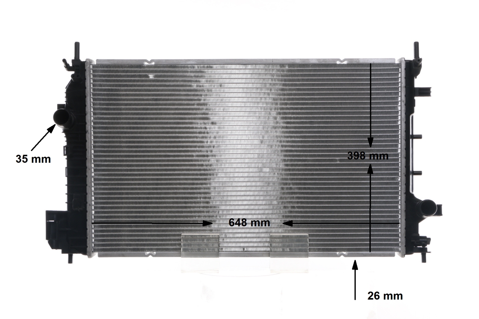 MAHLE ORIGINAL CR 812 000S: Radiator, motorkjøling