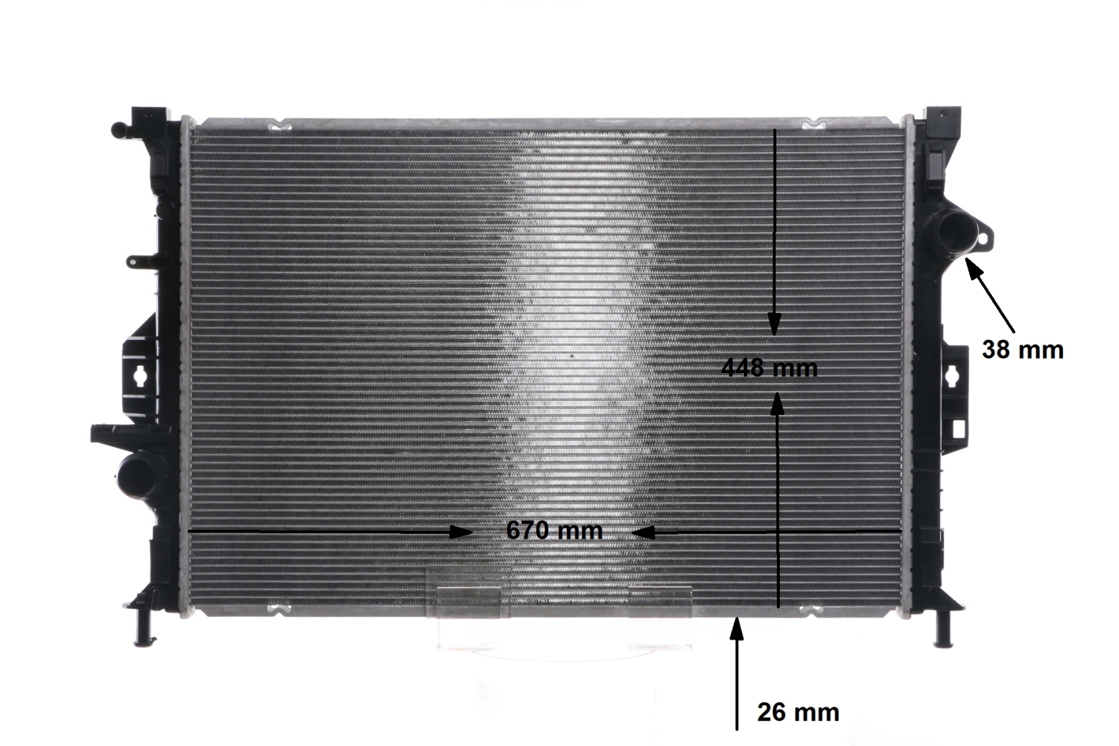 MAHLE ORIGINAL CR 815 000S: Radiator, racire motor