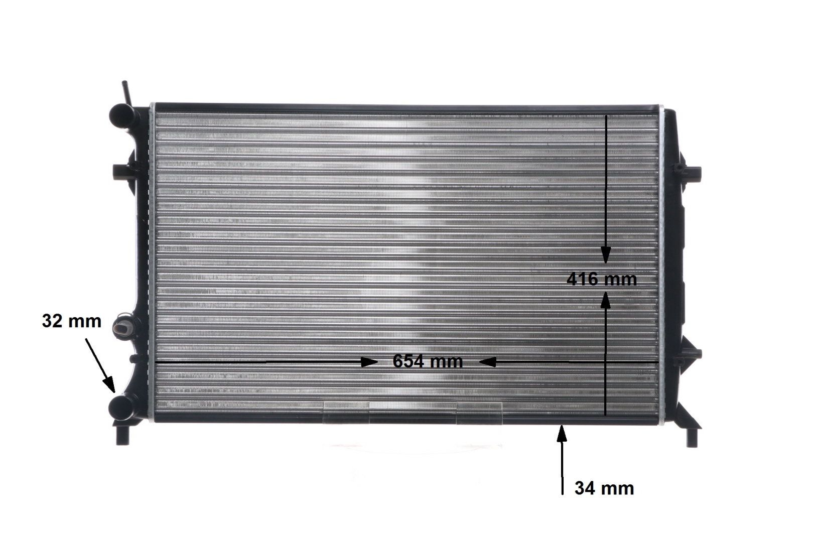 MAHLE ORIGINAL CR 816 000S Ψυγείο, ψύξη κινητήρα VW Beetle Cabrio (5C7, 5C8) 170 PS Βενζίνη κόστος