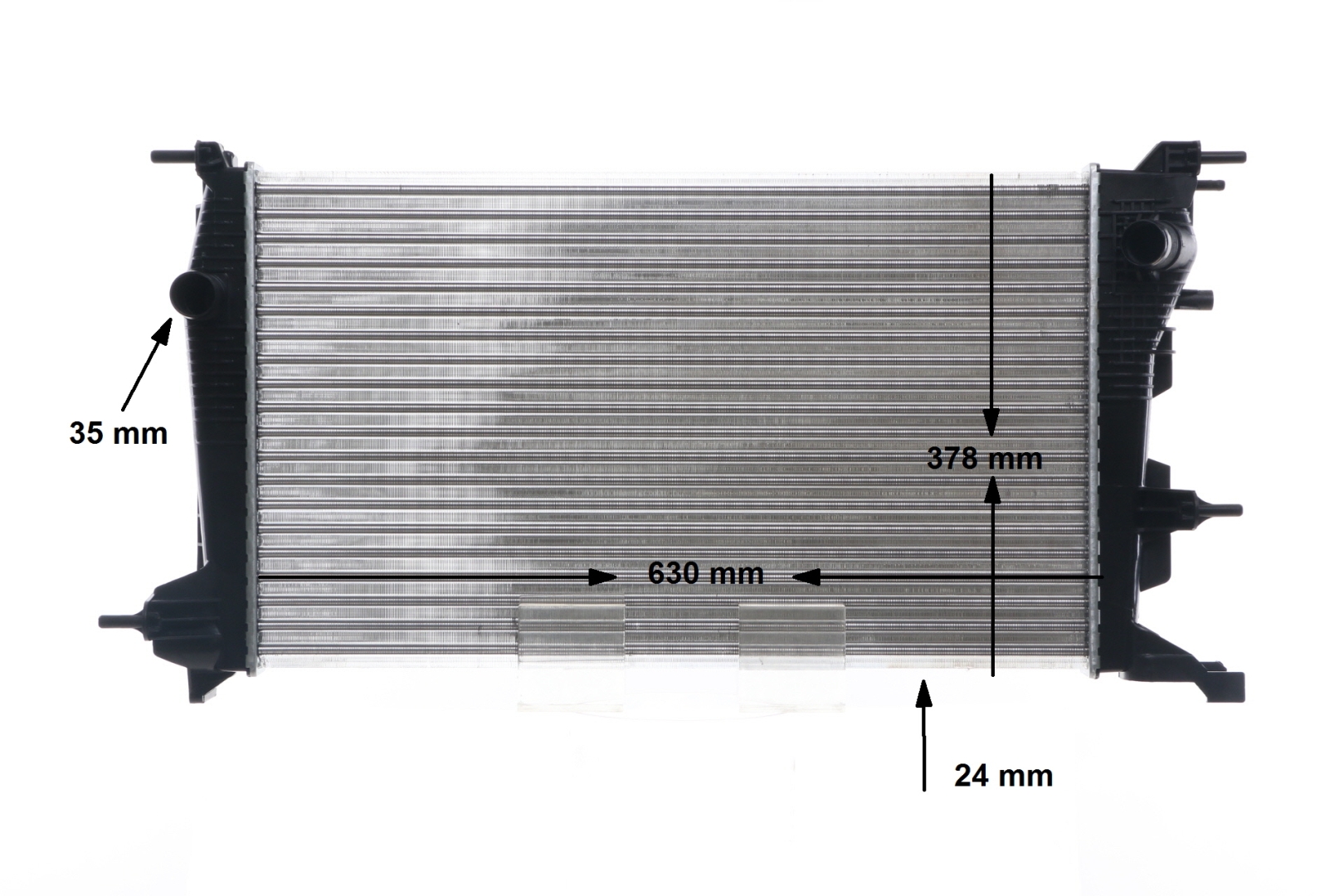 MAHLE ORIGINAL CR 840 001S Chłodnica, układ chłodzenia silnika RENAULT MEGANE 3 (BZ0) 116 KM benzyna koszt