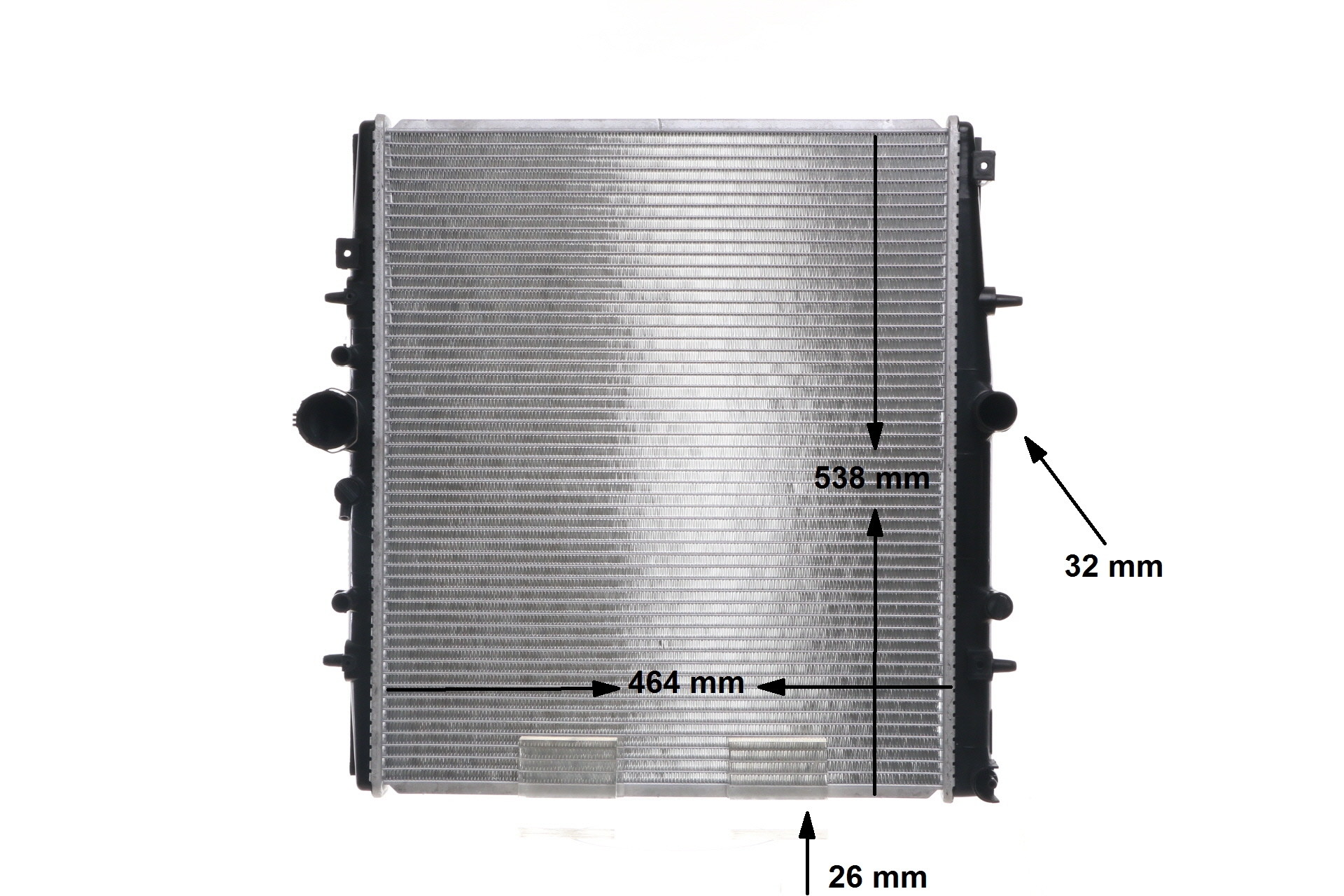 MAHLE ORIGINAL CR 851 000S: Radiator, racire motor
