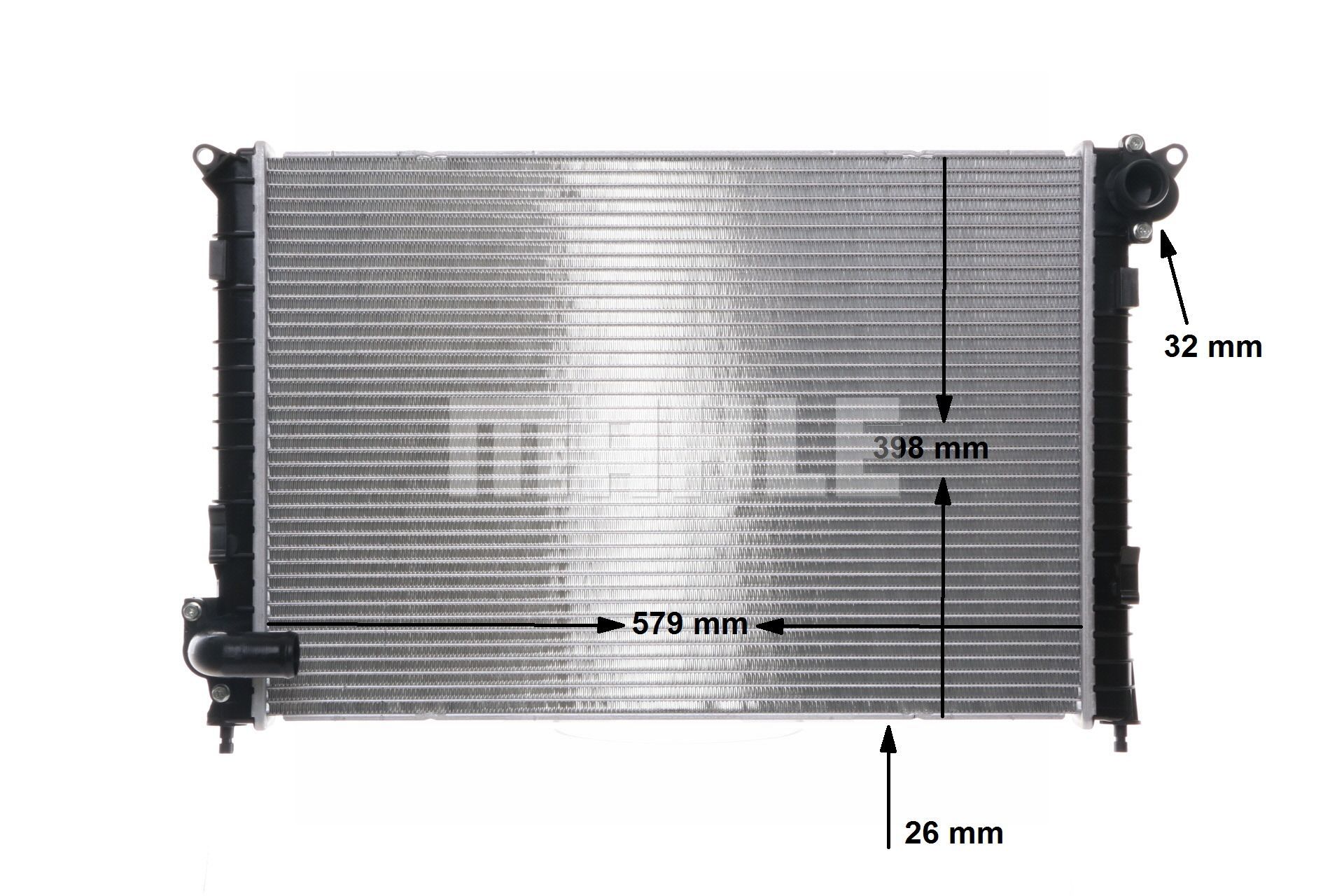 MAHLE ORIGINAL CR 983 000S: Radiator, racire motor