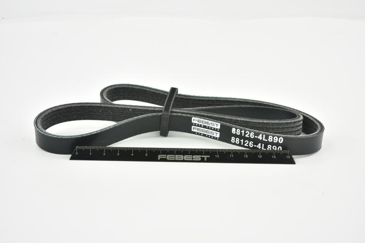 FEBEST 88126-4L890: Keilrippenriemen 890mm, Rippenanzahl: 4