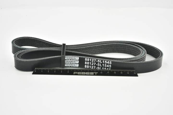 FEBEST 88127-5L1545: Hosszbordás szíj 1545mm, Bordák száma: 5