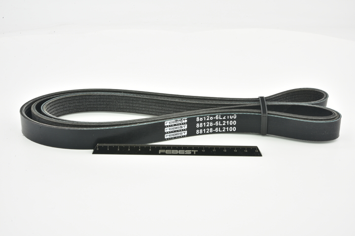 FEBEST 88128-6L2100: Courroie Poly-V 2100mm, Nombre de gorges: 6