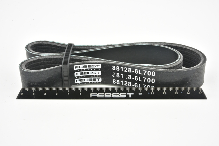 FEBEST 88128-6L700: Ιμάντας poly-V 700mm, Πλήθος ραβδώσεων: 6