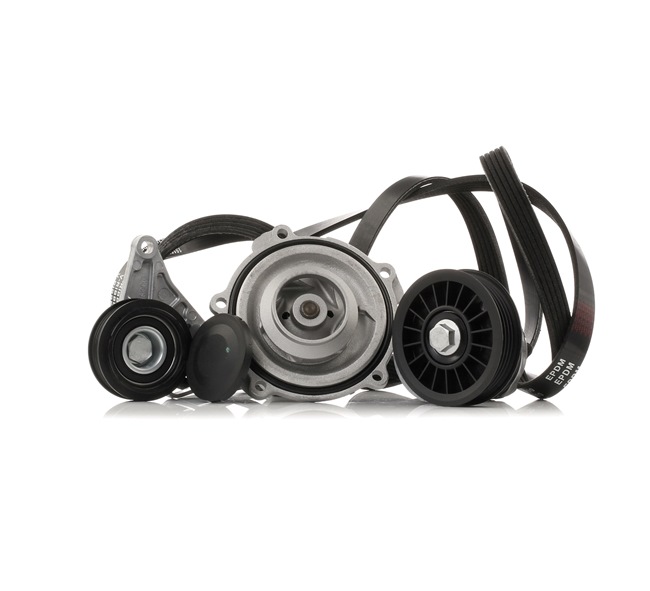 RIDEX 4172P0014 Водна помпа + комплект пистови ремъци клиновидно оребряване AUDI A4 Седан (8D2, B5) 110 K.C. дизел цена