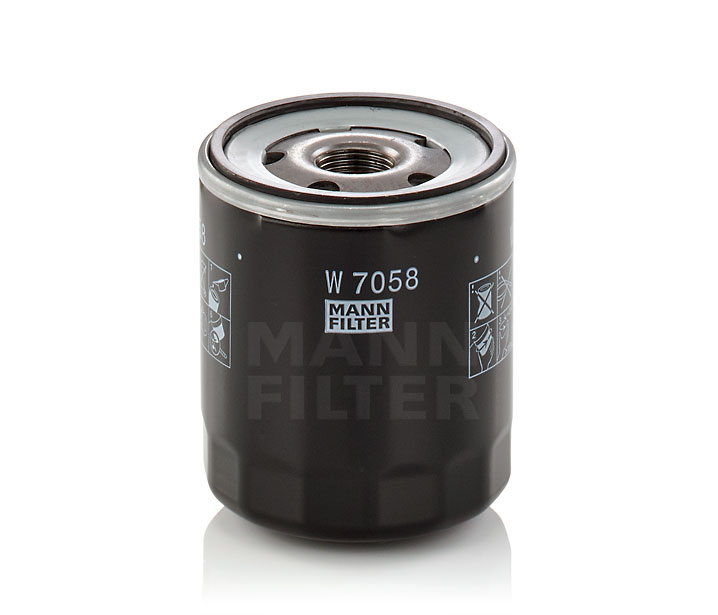 MANN-FILTER W 7058 Ölfilter mit einem Rücklaufsperrventil