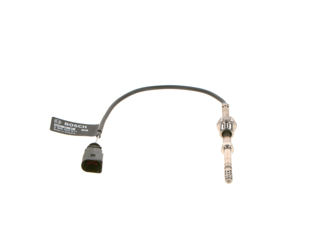 BOSCH 0 986 259 011 Jutiklis, išmetamųjų dujų temperatūra AUDI A4 Avant (8K5, B8) 170 AG dyzelinas kaina