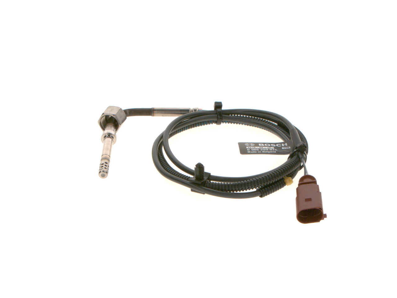 BOSCH 0 986 259 076 Jutiklis, išmetamųjų dujų temperatūra VOLKSWAGEN PASSAT Variant (3B6) 130 AG dyzelinas kaina