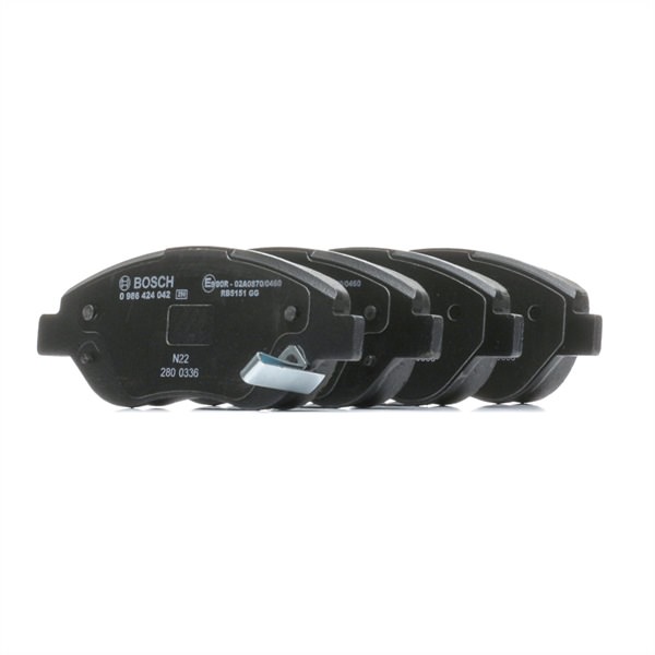 BOSCH 0 986 424 042: Juego de pastillas de freno