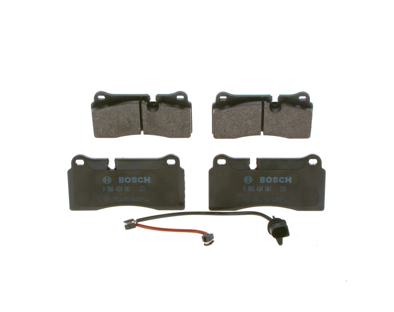 BOSCH 0 986 424 061: Juego de pastillas de freno
