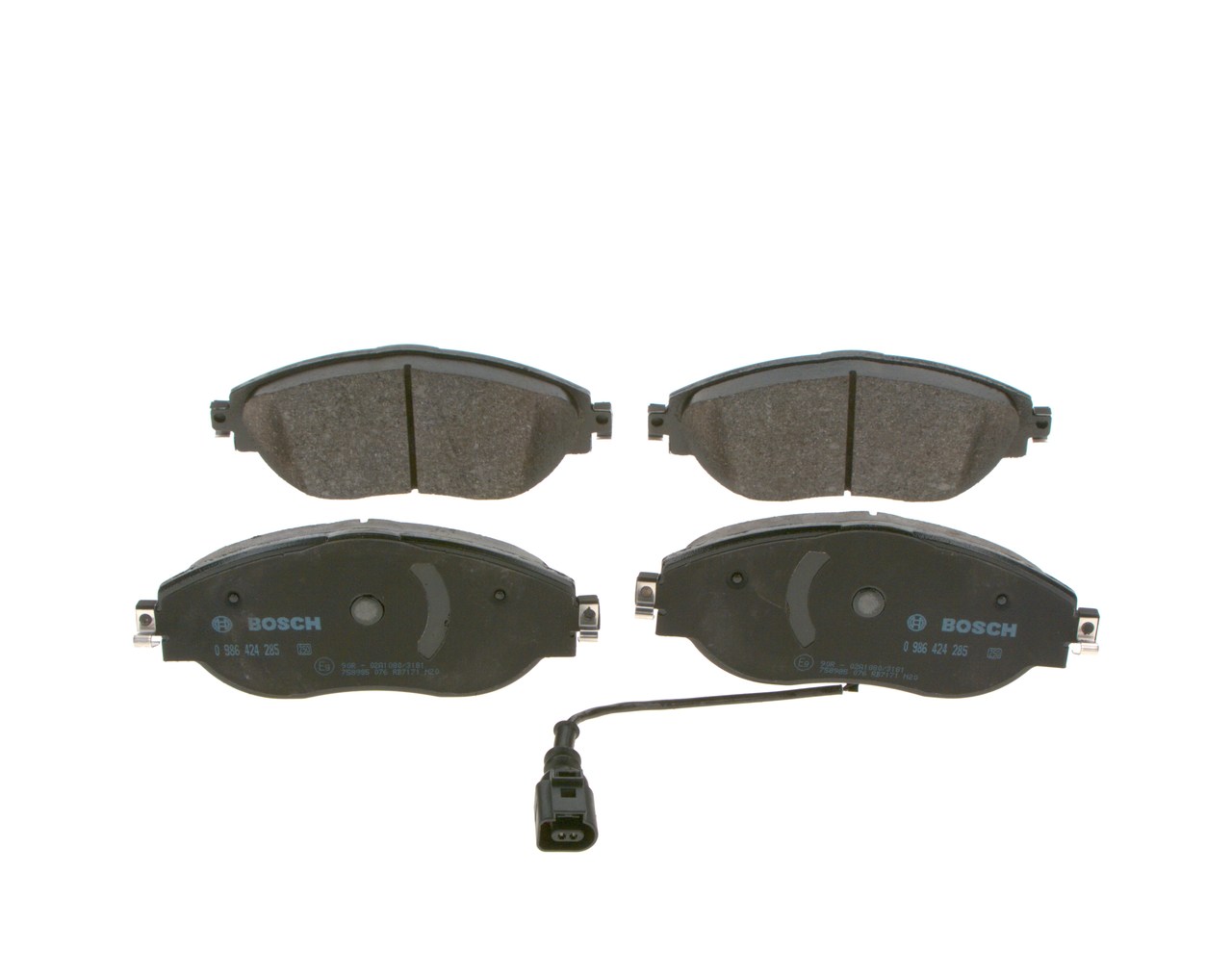 BOSCH 0 986 424 285 Bremžu kluči VW T-Roc (A11) 300 ZS Benzīns cena