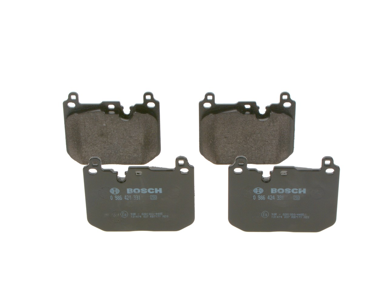 BOSCH 0 986 424 331: Juego de pastillas de freno