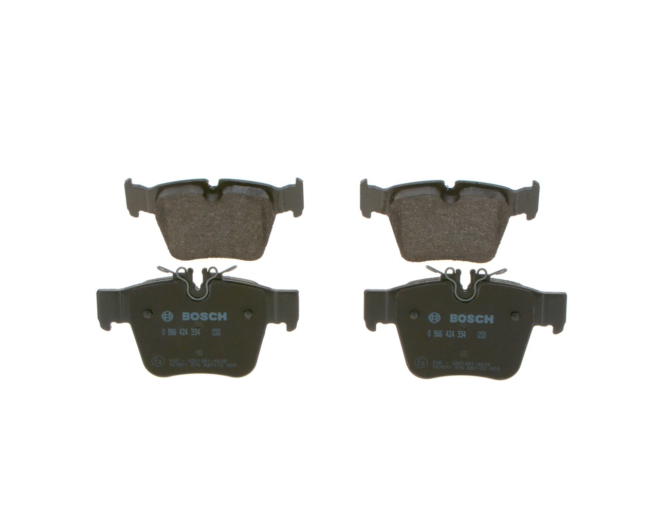 BOSCH 0 986 424 334: Bremsbeläge