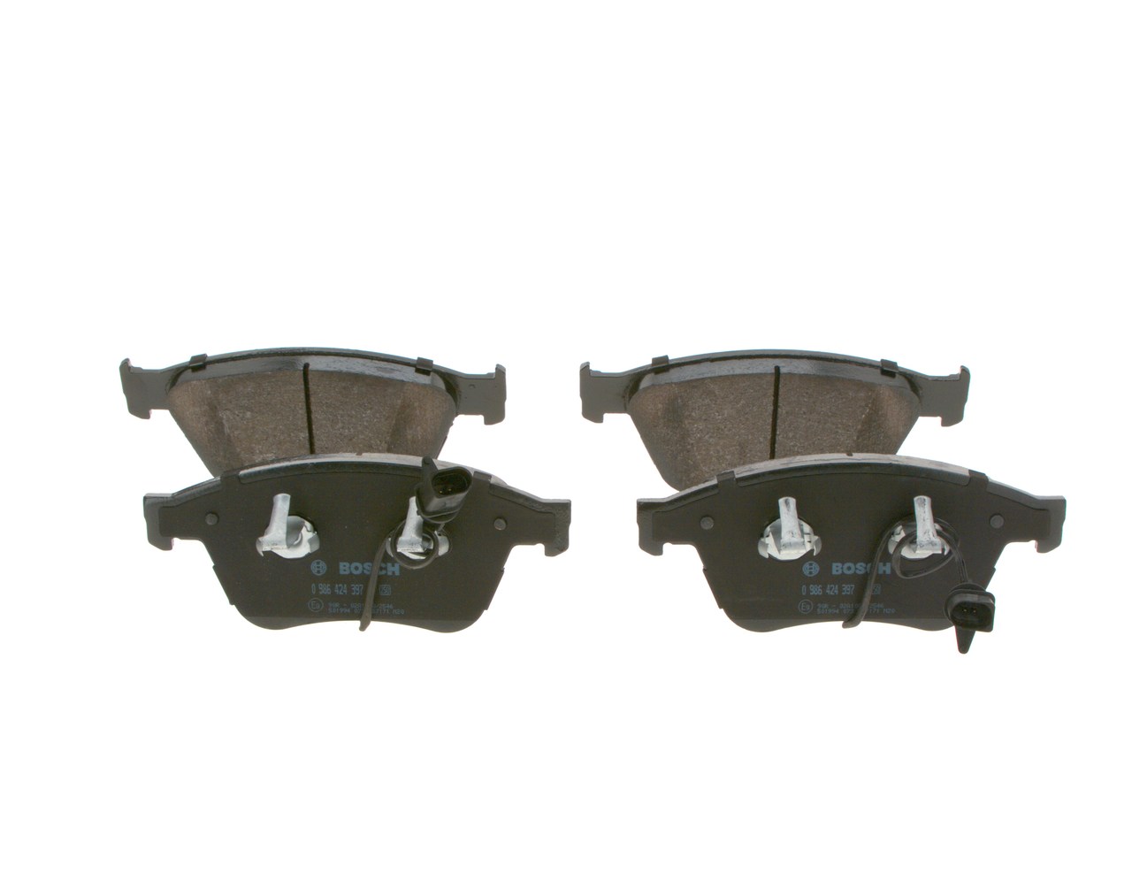 BOSCH 0 986 424 397 Remblokken BENTLEY Flying Spur (4W_) 616 Pk Benzine/Ethanol kosten