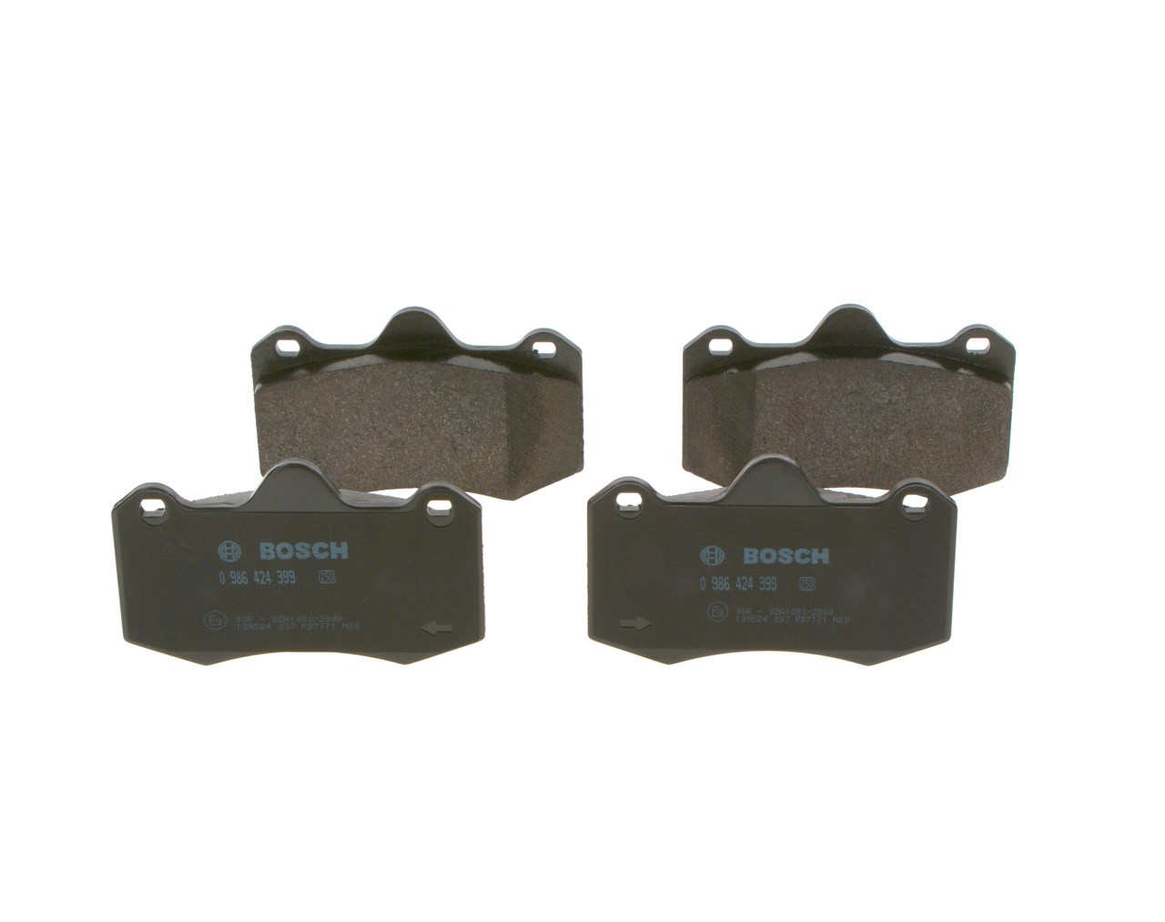 BOSCH 0 986 424 399 Klocki hamulcowe RENAULT CLIO 2 (BB0/1/2, CB0/1/2) 226 KM benzyna koszt
