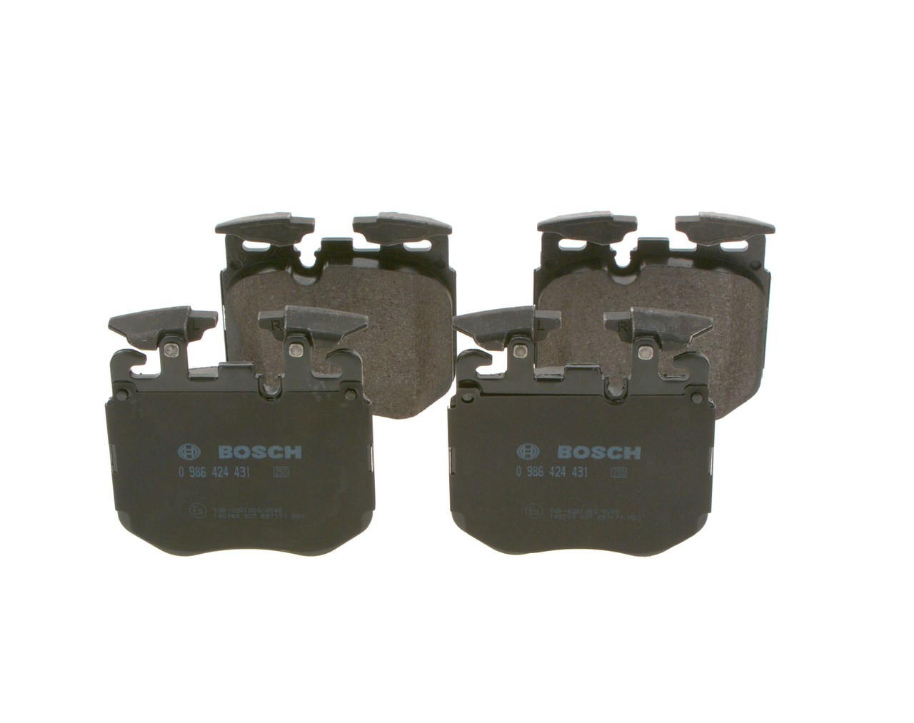 BOSCH 0 986 424 431: Fékbetét készlet, tárcsafék