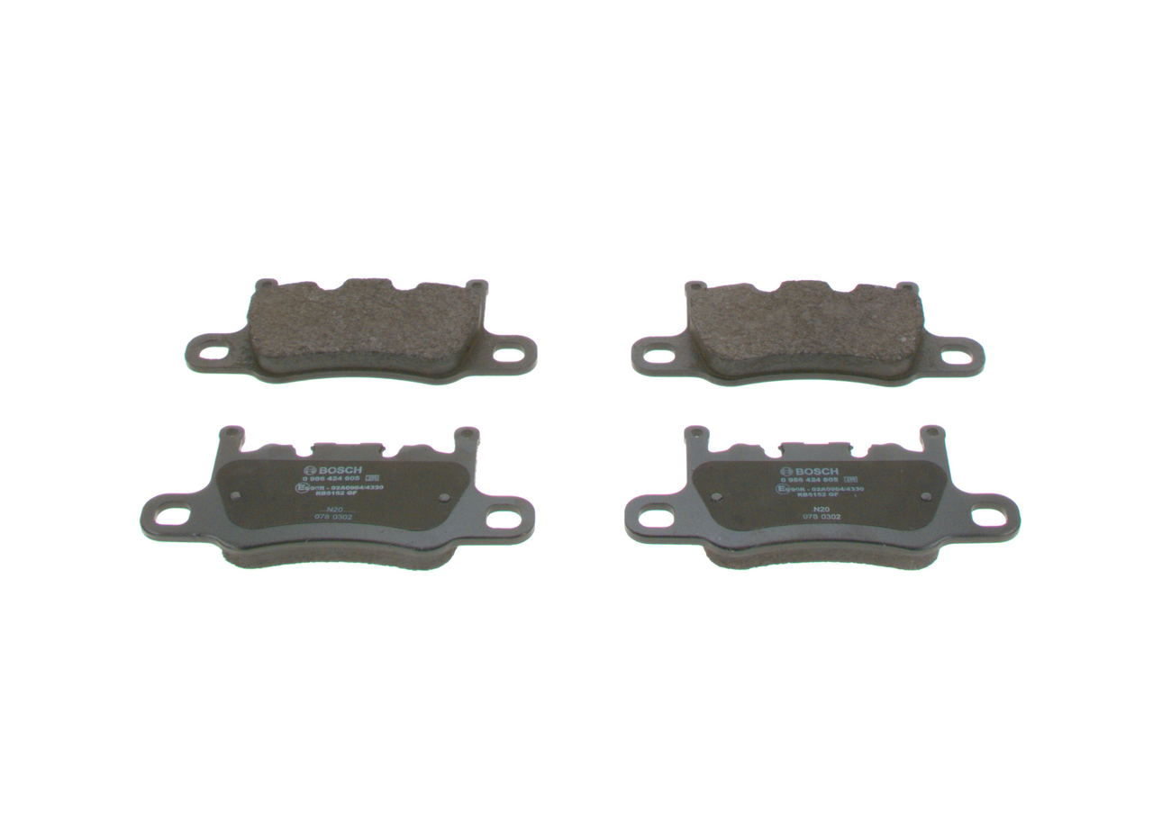 BOSCH 0 986 424 605 Bremsbeläge PORSCHE 911 (991) 500 PS Benzin Kosten