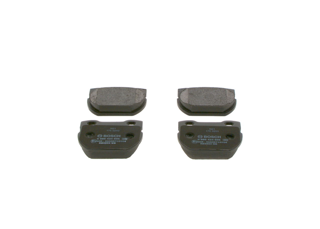 BOSCH 0 986 424 606: Juego de pastillas de freno