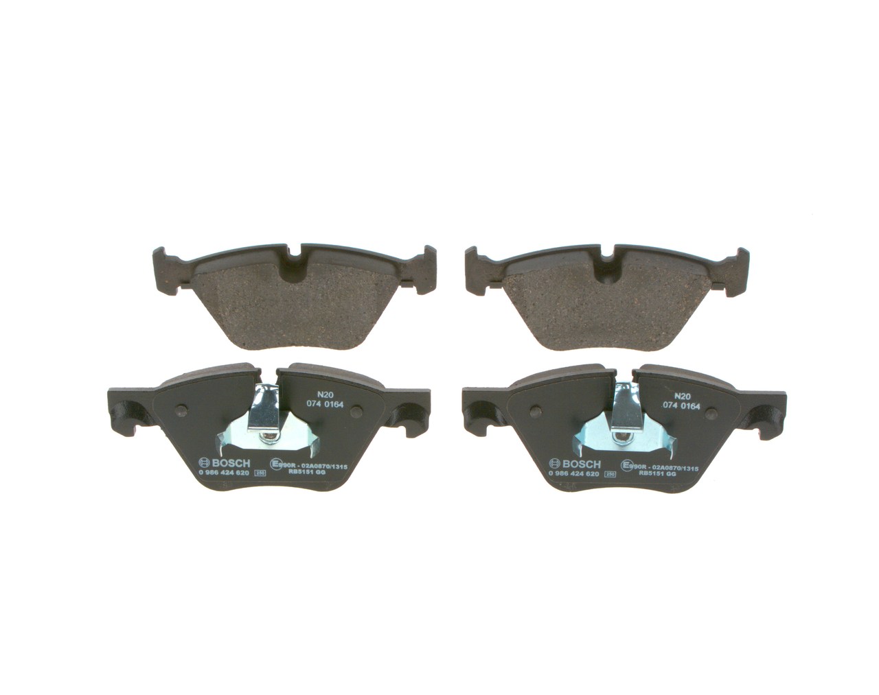 BOSCH 0 986 424 620: Bremsbeläge
