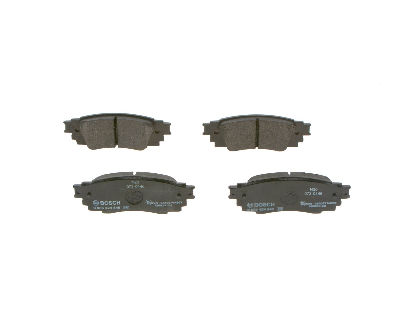 BOSCH 0 986 424 840: Bremsbeläge