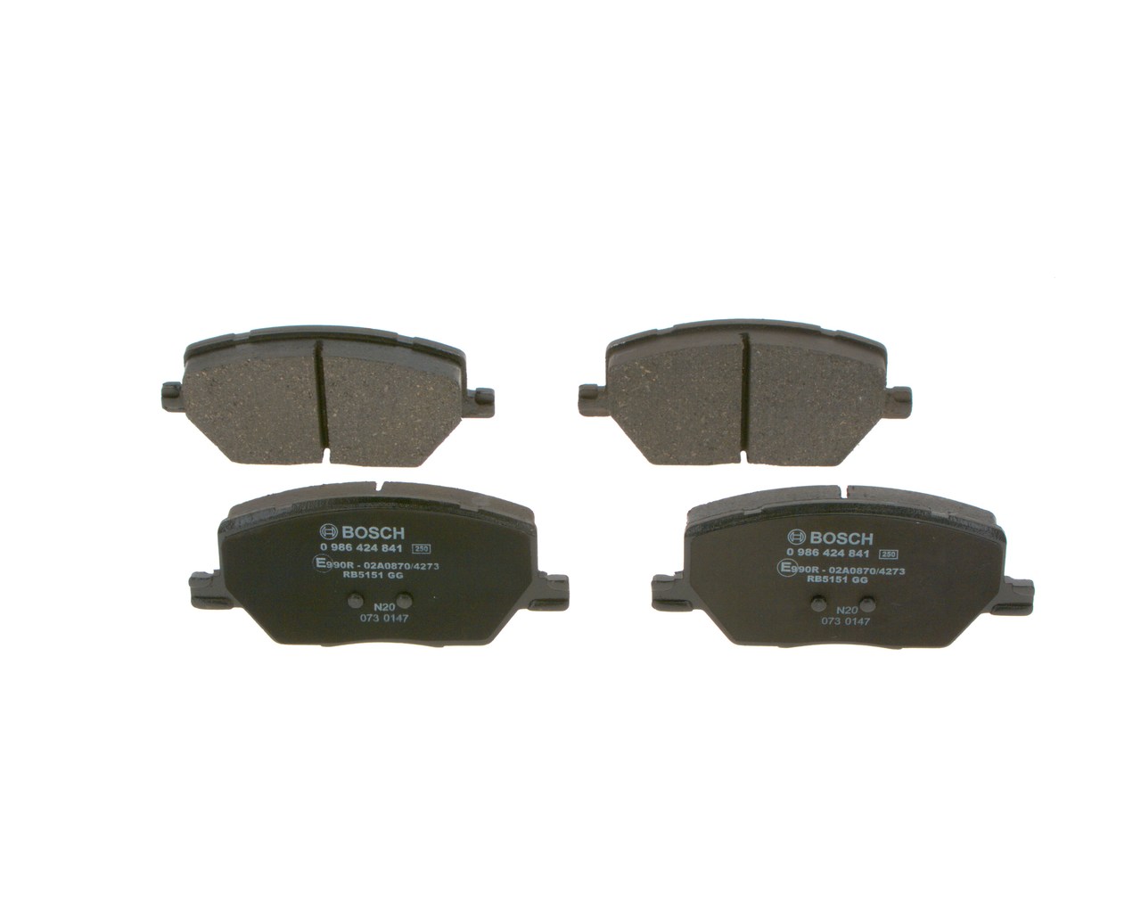 BOSCH 0 986 424 841: Bremsbeläge