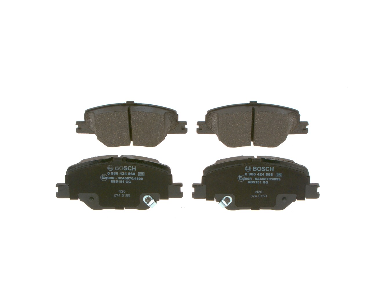 BOSCH 0 986 424 868: Bremsbeläge