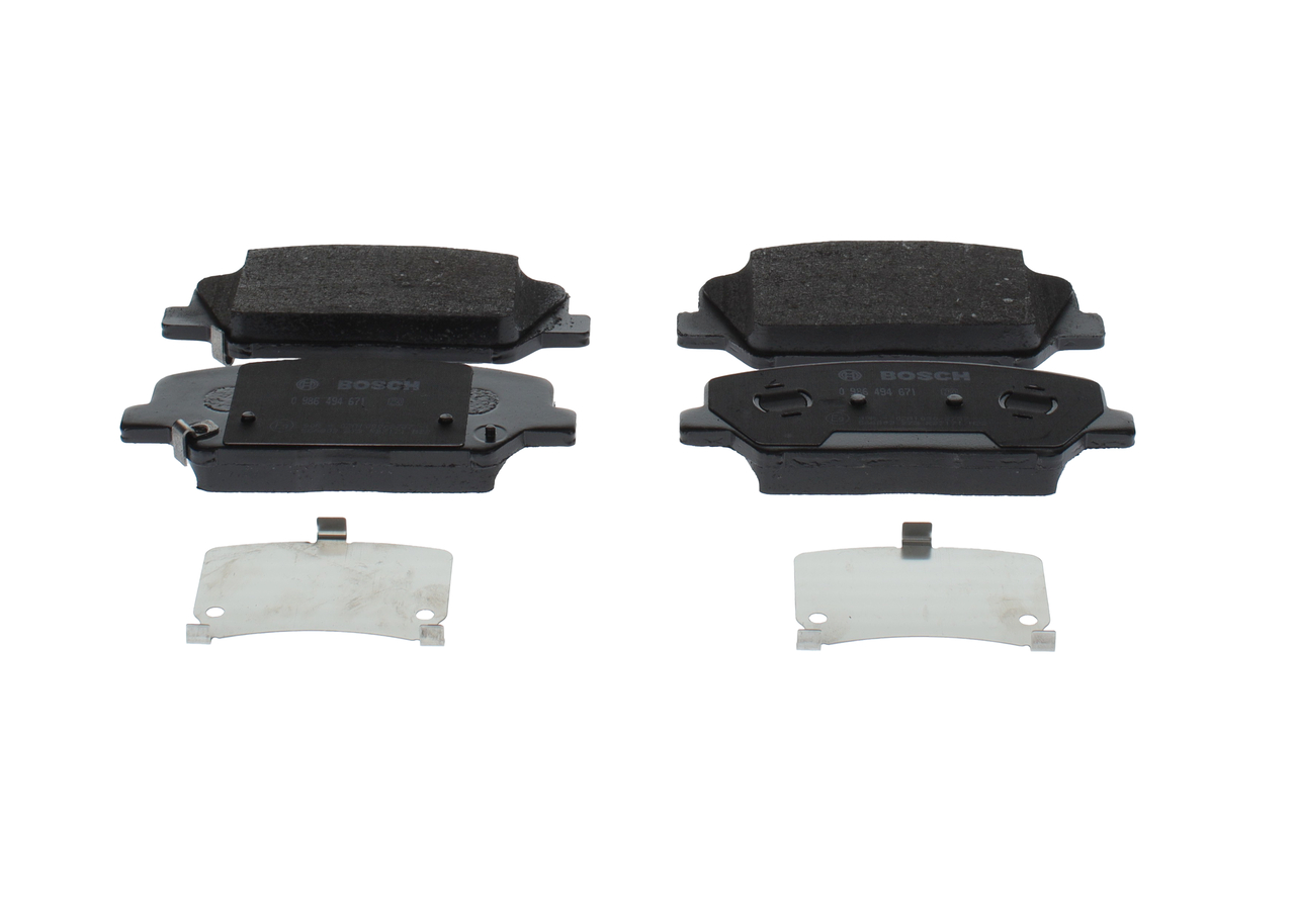 BOSCH 0 986 494 671 Τακάκια φρένων HYUNDAI i30 (GD) 128 PS Βενζίνη κόστος