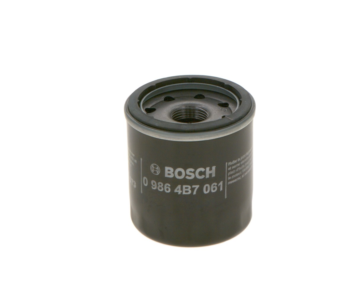 BOSCH 0 986 4B7 061: Filtro de aceite con válvula bloqueo de retorno