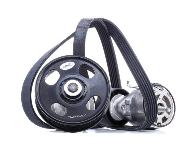 CONTITECH 6PK1360WP1 Waterpomp + Multi V-riemset OPEL Corsa E Hatchback (X15) 75 Pk Diesel kosten