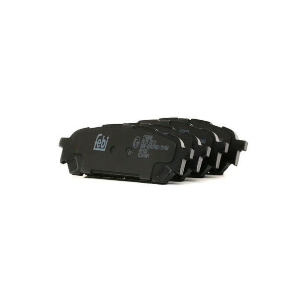 FEBI BILSTEIN 170666: Bremsbeläge Hinterachse
