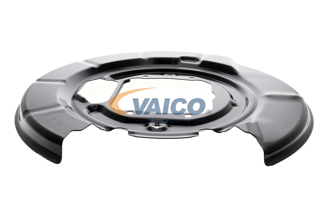 VAICO V20-3594: Dubļu sargs, Bremžu disks Original VAICO Quality Aizm. tilts kreisajā pusē