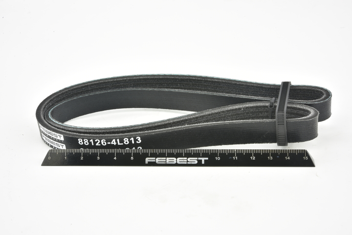 FEBEST 88126-4L813: V formos rumbuoti diržai 813mm, briaunų skaičius: 4
