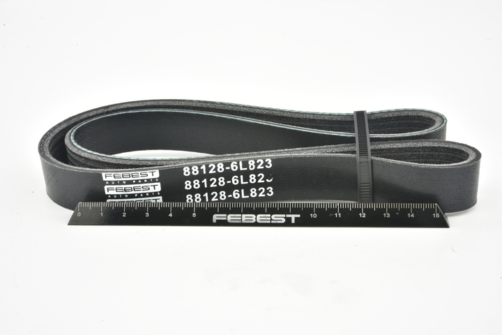 FEBEST 88128-6L823: Multirem 823mm, Ribbantal: 6