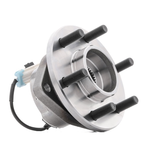 RIDEX 654W1185: Juego de cojinete de rueda eje delantero, ambos lados, con anillo sensor ABS