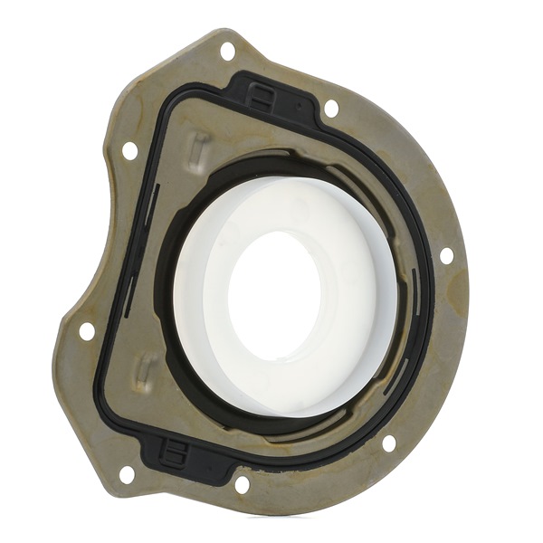 RIDEX 572S0029: Krukaskeerring PTFE (Polytetrafluorethylen)/ACM (Polyacryl-Kautschuk), Met montagehuls, Met flens