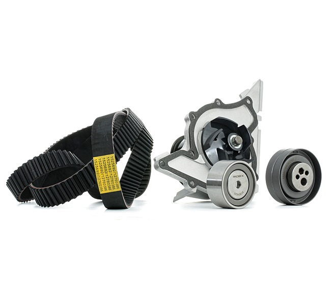 RIDEX 3096W0295 Комплект ангренажен ремък с водна помпа AUDI 100 Седан (4A2, C4) 150 K.C. бензин цена