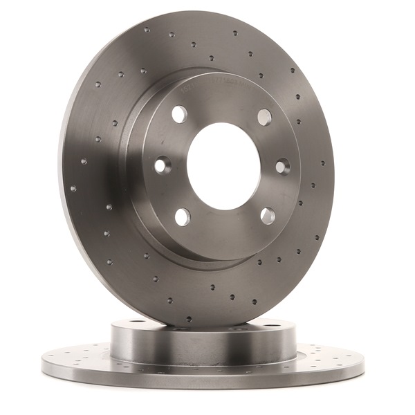 RIDEX 82B2781: Brzdový kotouč Zadní náprava, přední osa, R: 247mm, plný, opatřený drážkou, R: 247mm, nátěr, se šrouby, bez šroubu